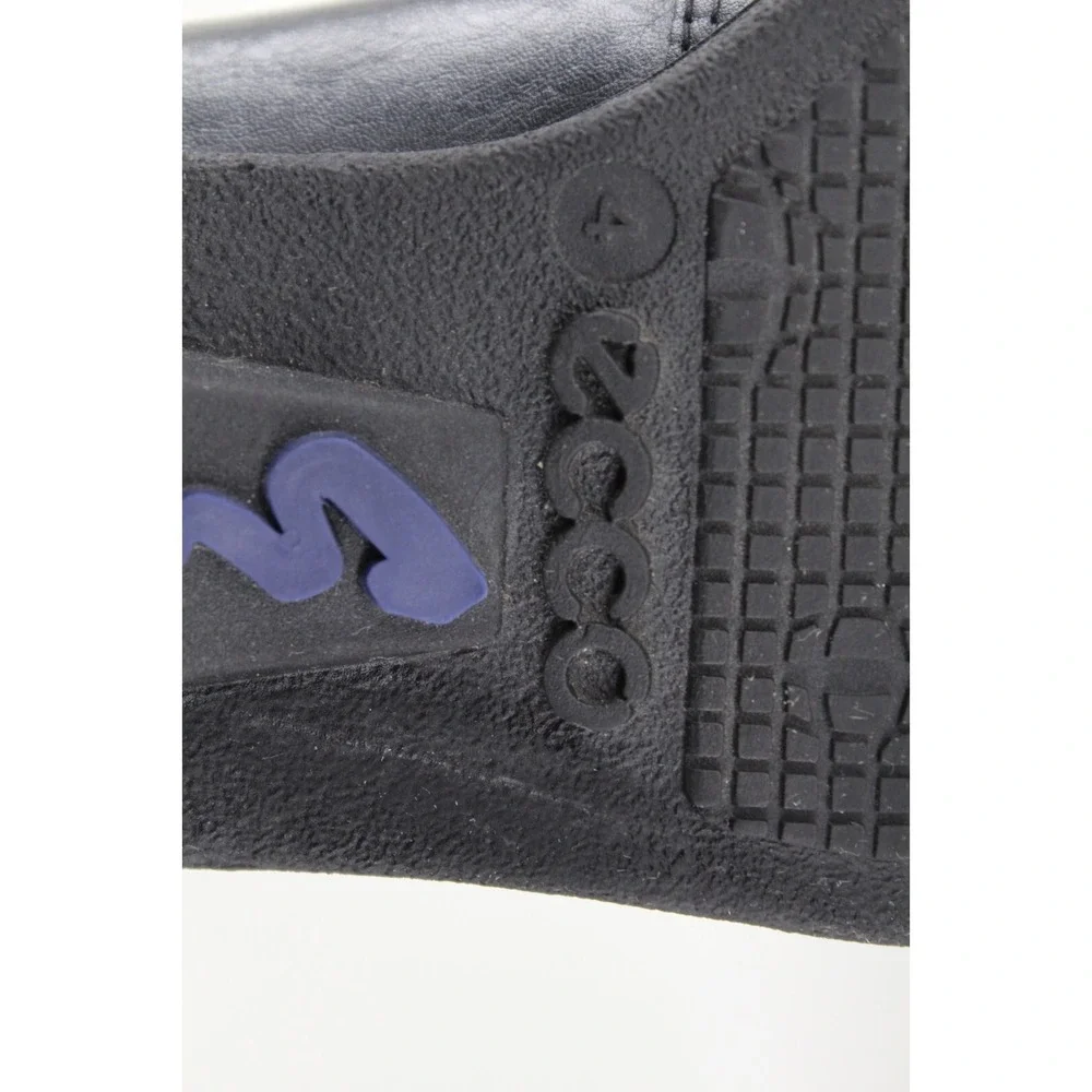 Ecco‎ Twist Black Leather Women's Loafers Slip On Casual Shoes size 4 UK 6 US